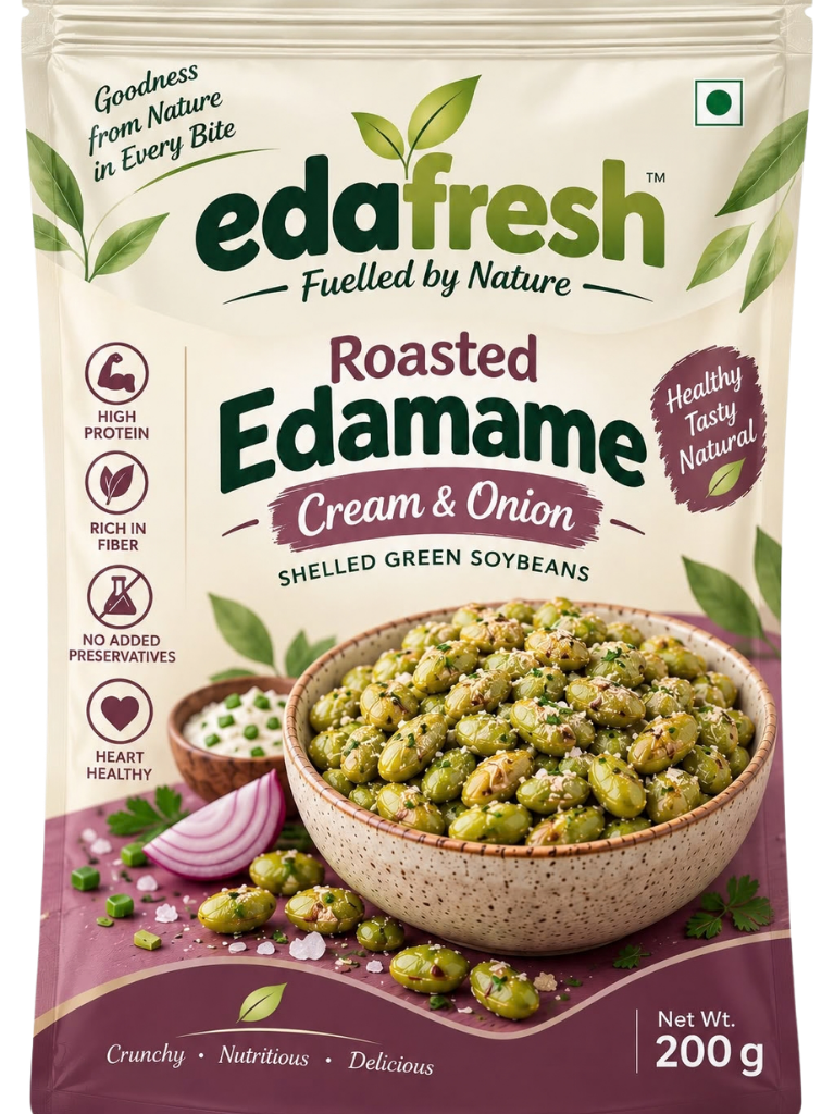 Roasted Edamame – Cream & Onion