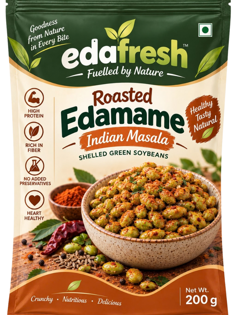 Roasted Edamame – Indian Masala